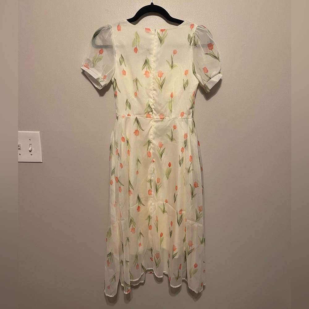 Strawberry Brand Rose Print Dress - Picture 2 of 10